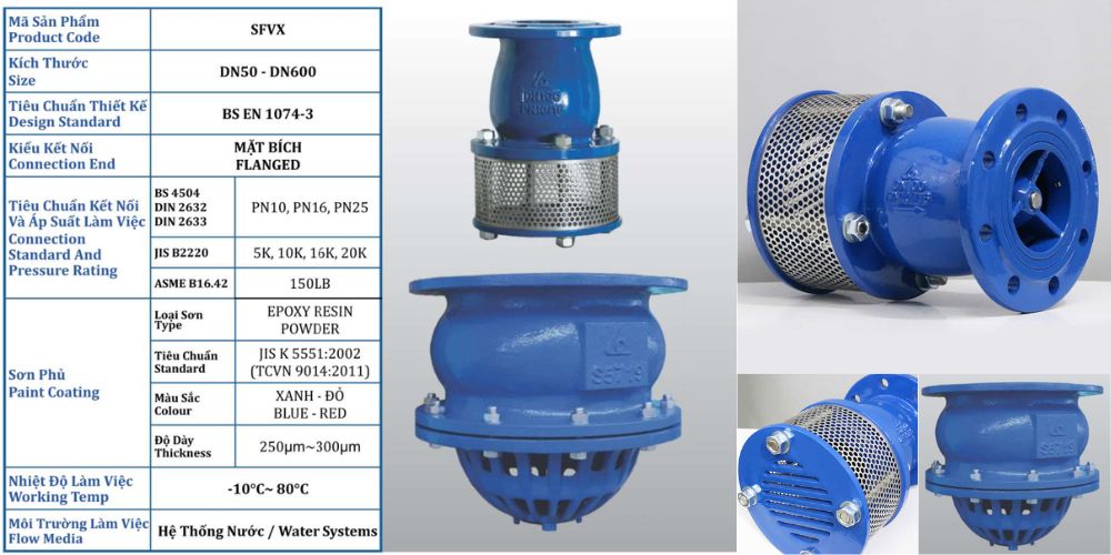Van hút rọ bơm Shinyi 2