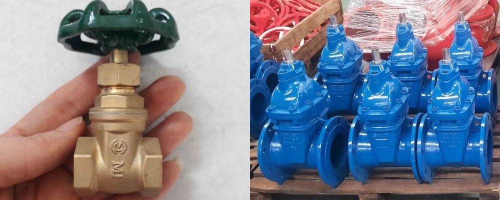 4 loại vật liệu van khóa ống nước
