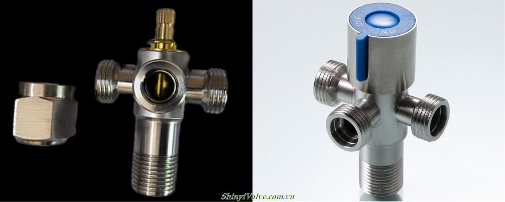 van chia 3 đường nước có khóa