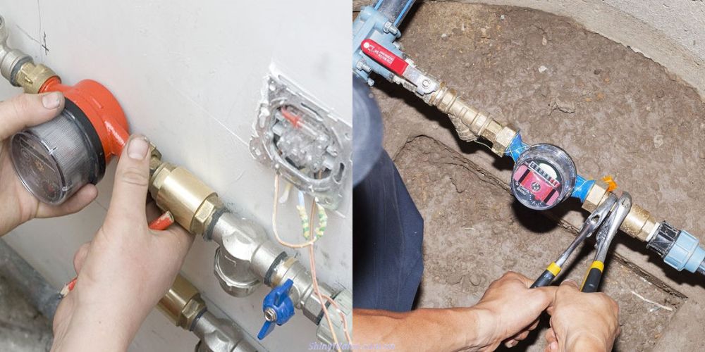 Khóa van đồng hồ nước