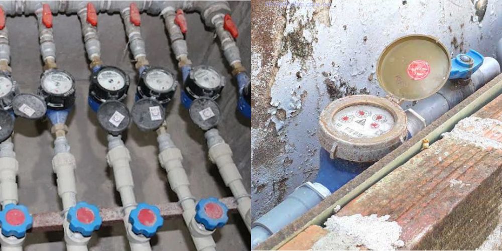 Khóa van đồng hồ nước