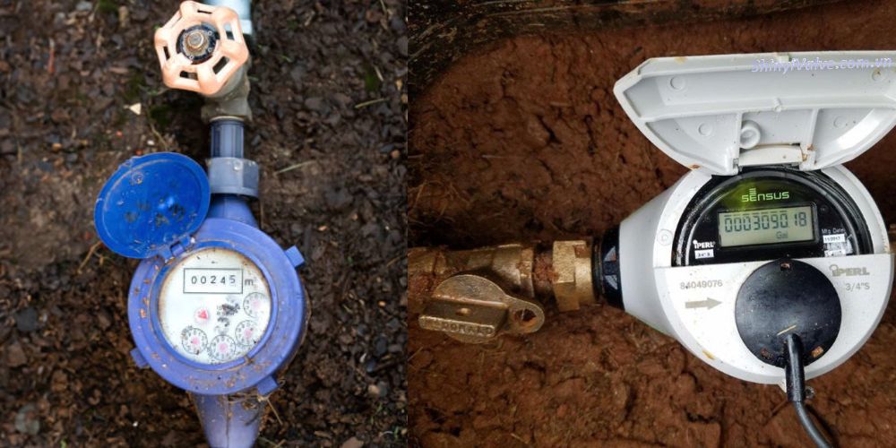 Khóa van đồng hồ nước