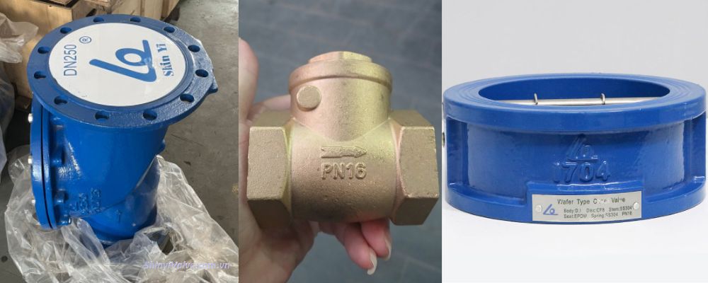 Shinyi check valve có các kiểu kết nối nào