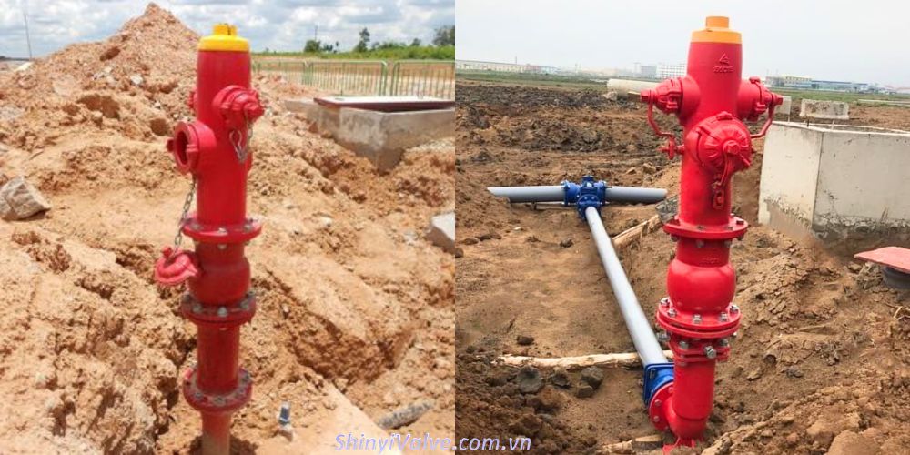 trụ cứu hỏa có đế shinyi