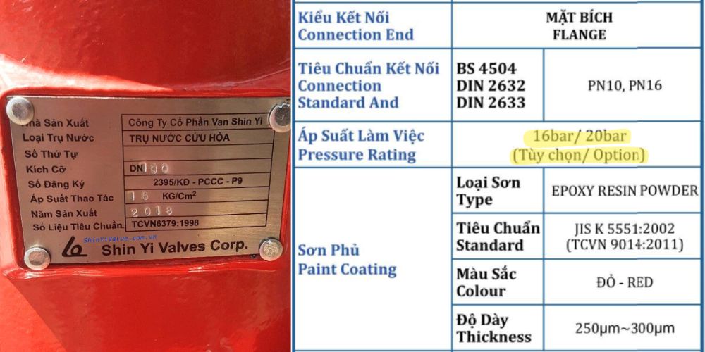 trụ cứu hỏa shinyi