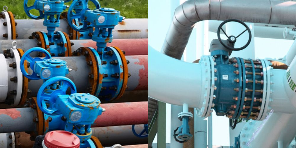 Van bướm mặt bích