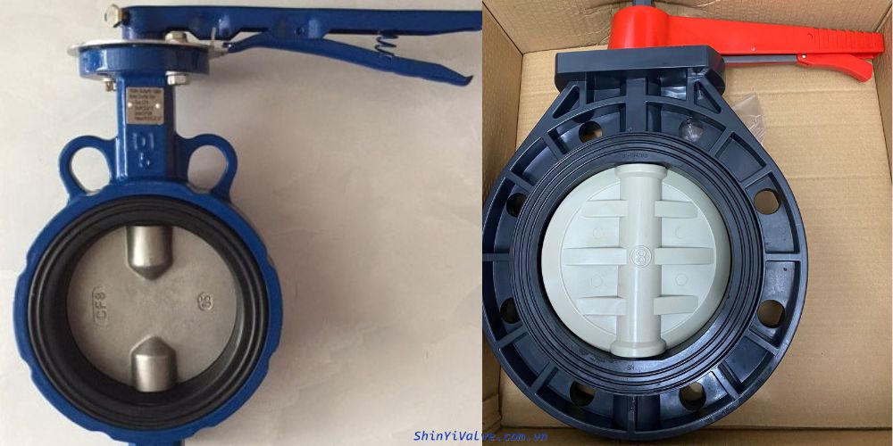 van bướm tay gạt dn200