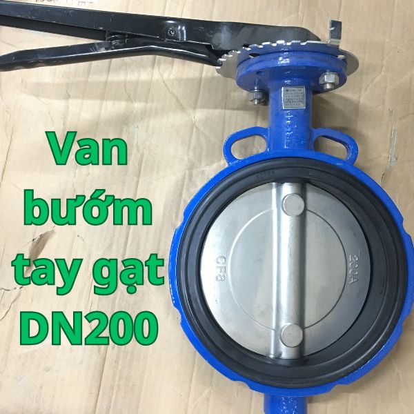 van bướm tay gạt dn200