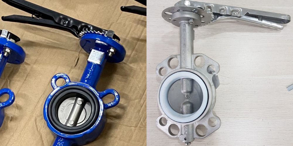 van bướm tay gạt dn65