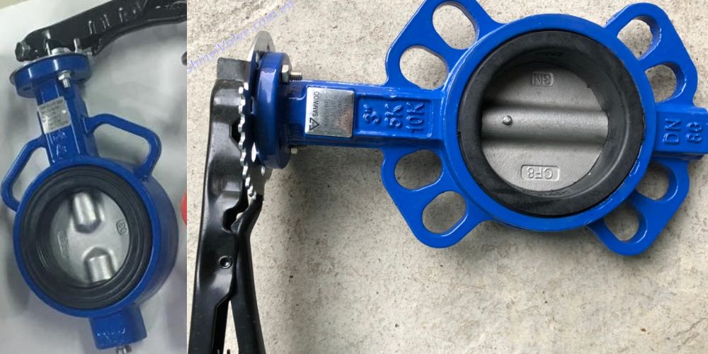 van bướm tay gạt dn80