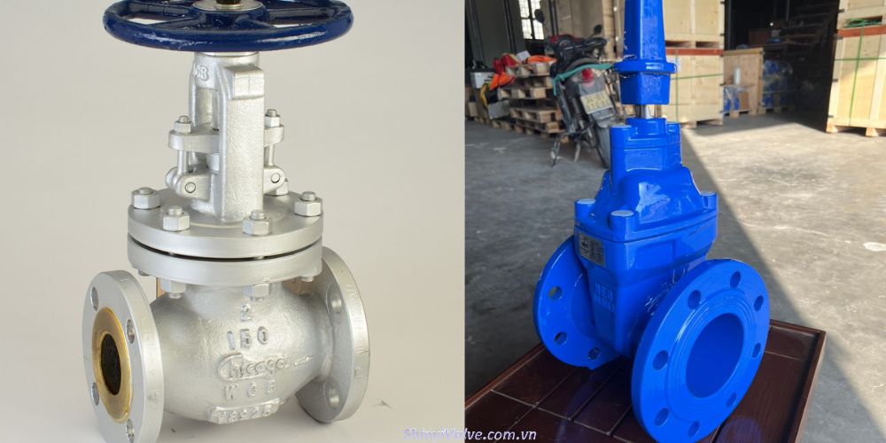 van cổng mặt bích