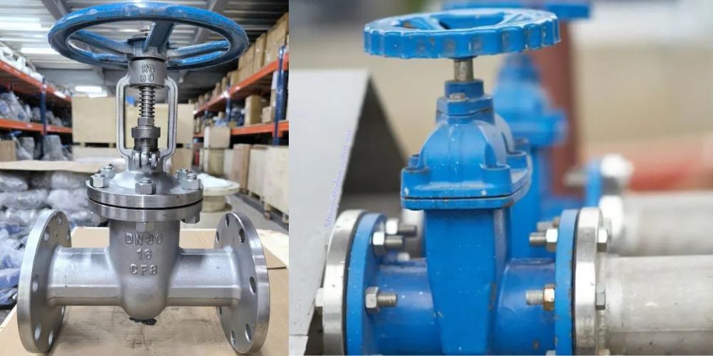 van cổng mặt bích