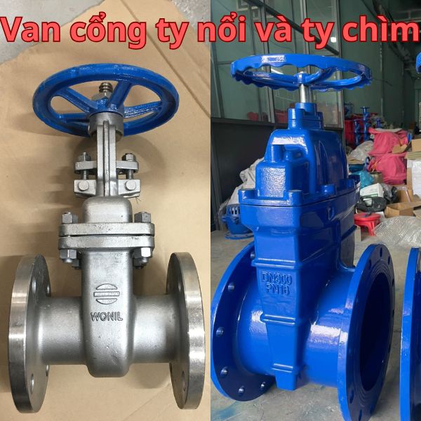 van cổng ty nổi và ty chìm
