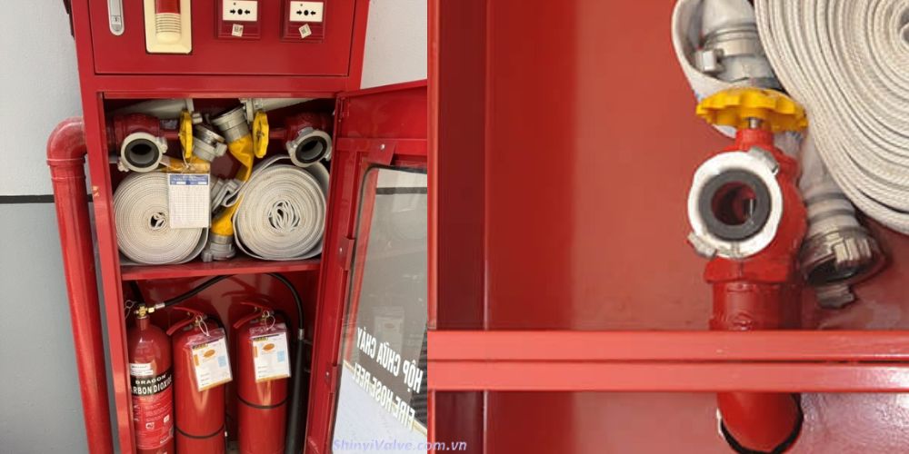 van góc pccc gang shinyi