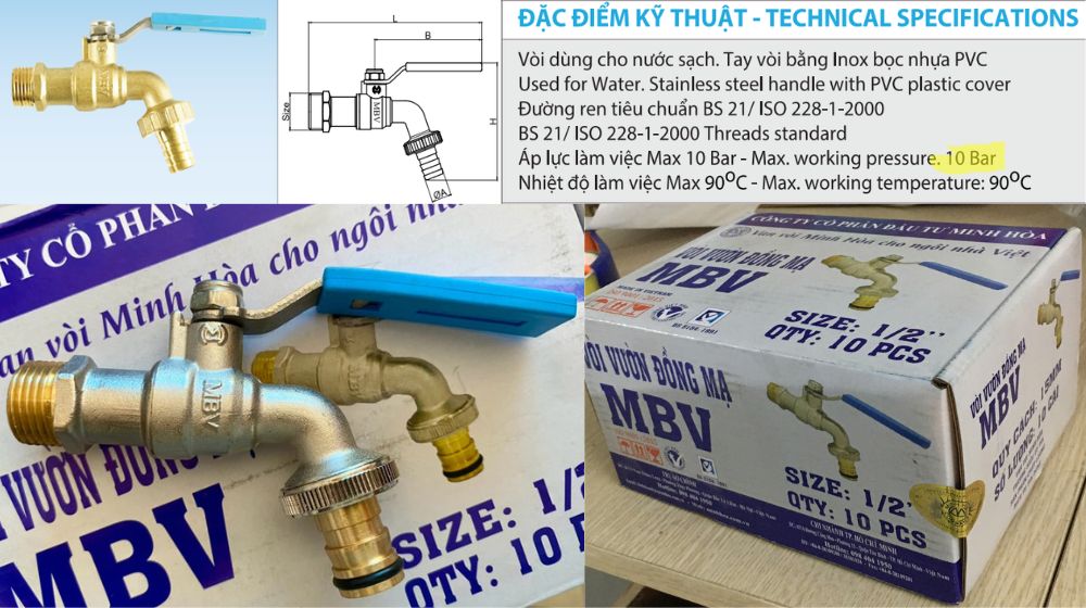 đơn vị đo áp suất của vòi nước