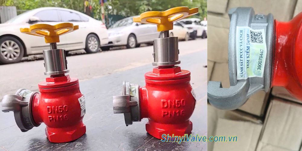 kiểm định van góc pccc gang Shinyi