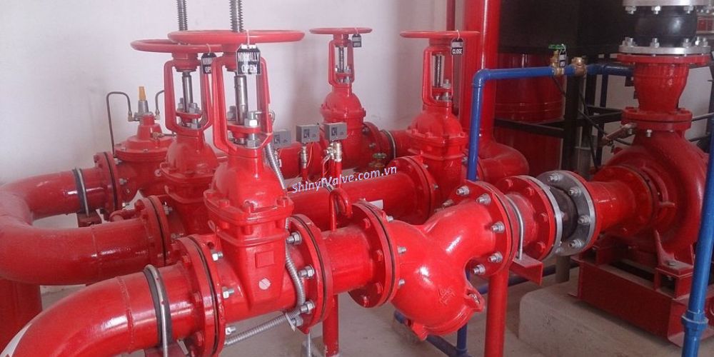 lắp đặt van cổng ty nổi shinyi