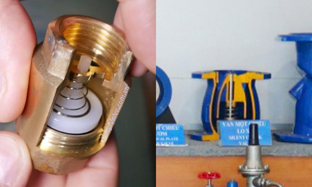 cấu tạo van 1 chiều lò xo