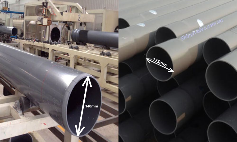 dn125 là phi bao nhiêu ống nhựa