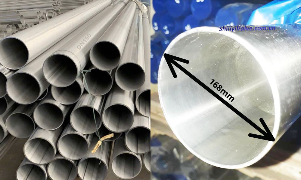 dn150 là phi bao nhiêu inox công nghiệp