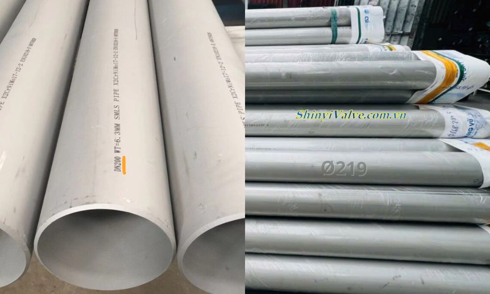 dn200 là phi bao nhiêu inox công nghiệp