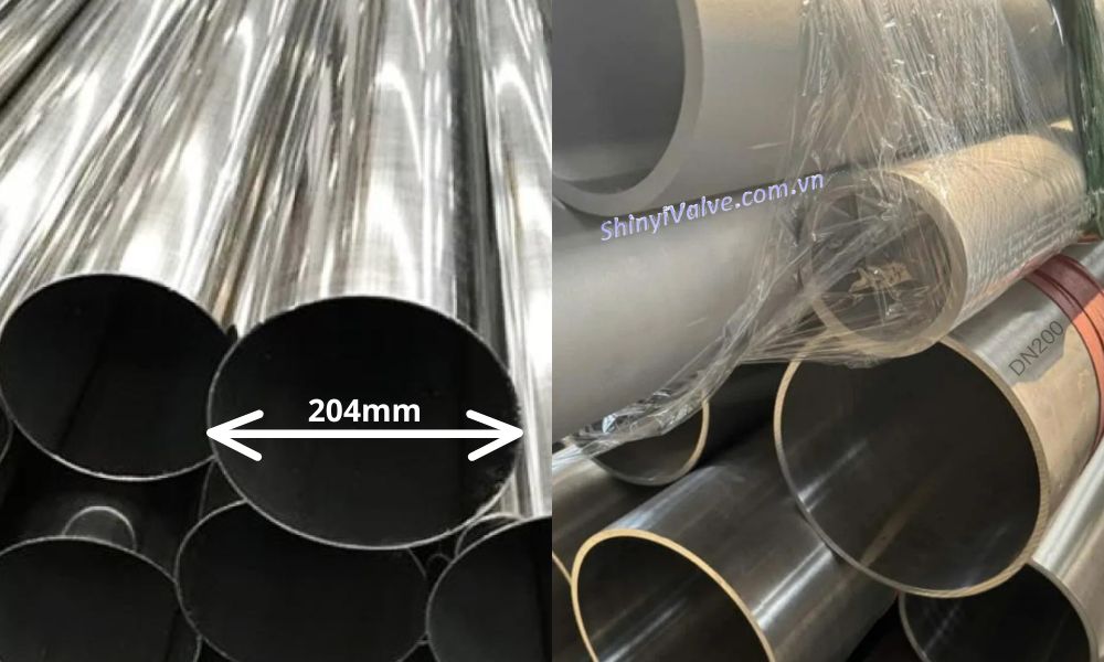 dn200 là phi bao nhiêu inox vi sinh