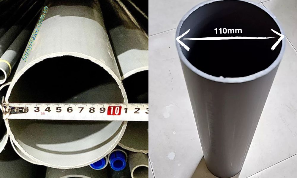 ống dn100 và ống nhựa