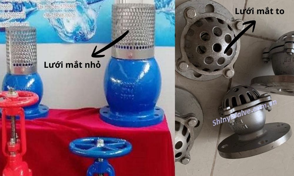 rọ hút d50 và rọ cỡ lớn