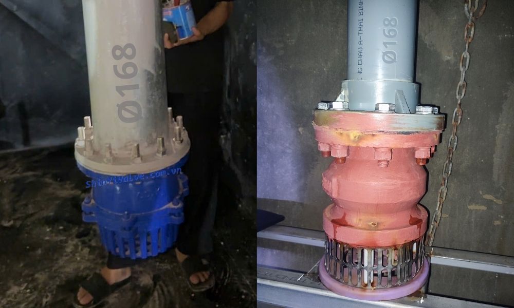 rọ hút dn150 và kích thước ống