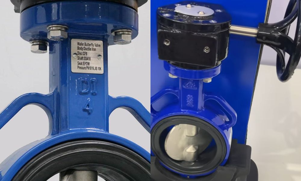 thông tin in thân van bướm shinyi WBGS DN100