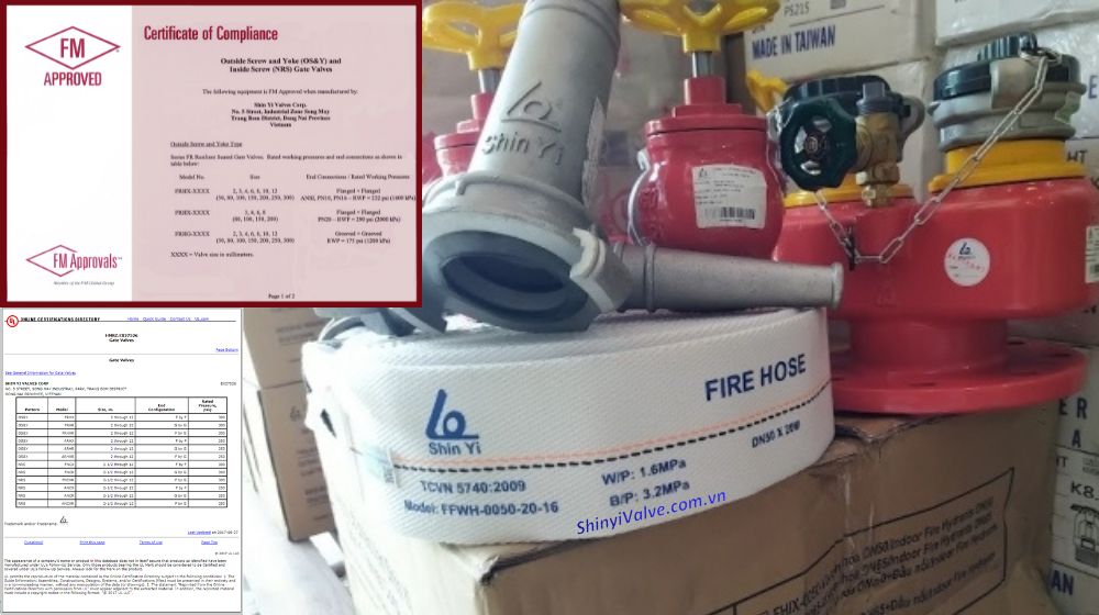 tiêu chuẩn van shinyi về pccc