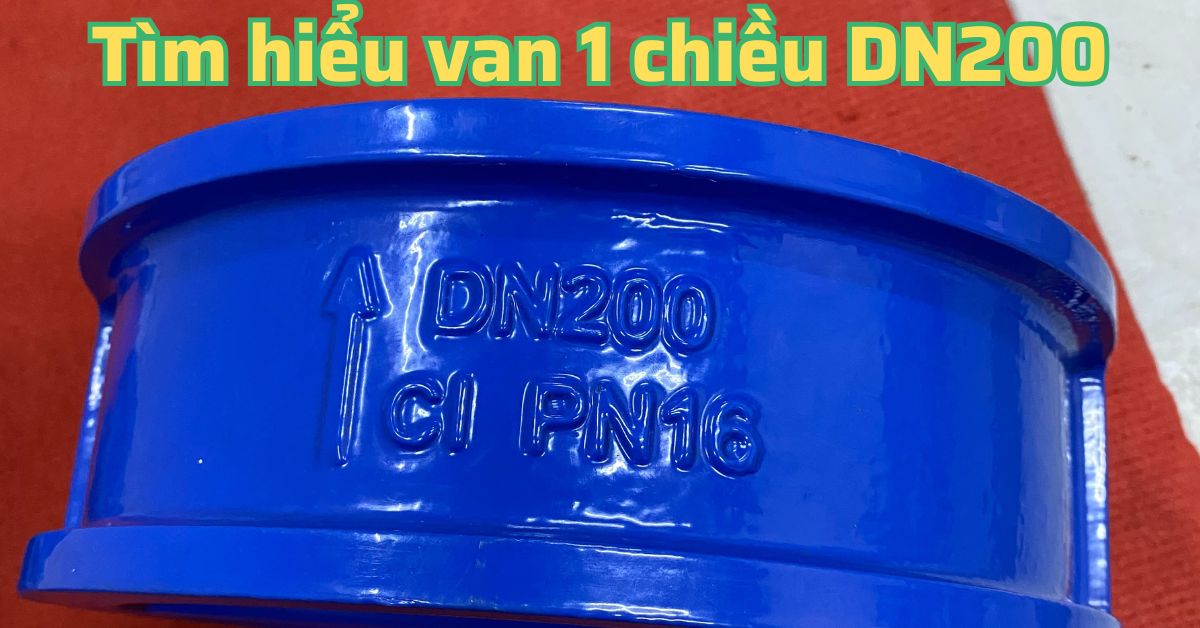 tìm hiểu van 1 chiều dn200