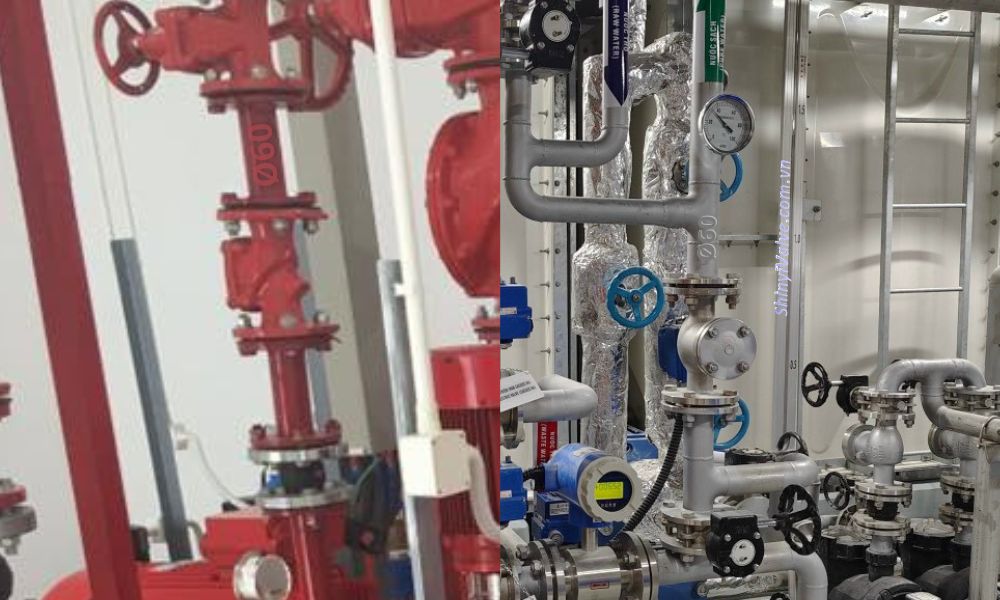 van 1 chiều dn50 và kích thước ống