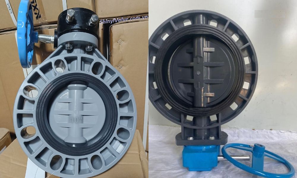 van bướm dn250 thủ công nhựa