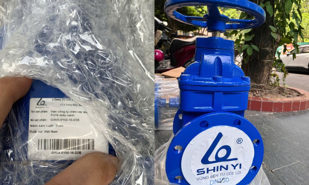 van cổng shinyi GVHX DN150