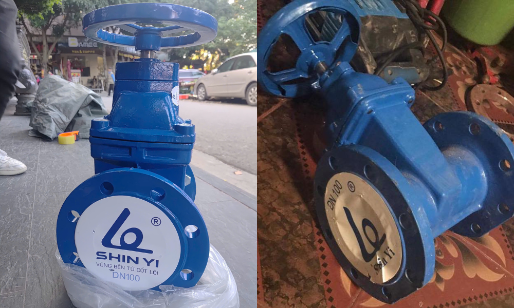 van cổng shinyi RVHX DN100