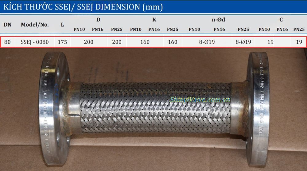 chi tiết kích thước của shinyi ssej dn80