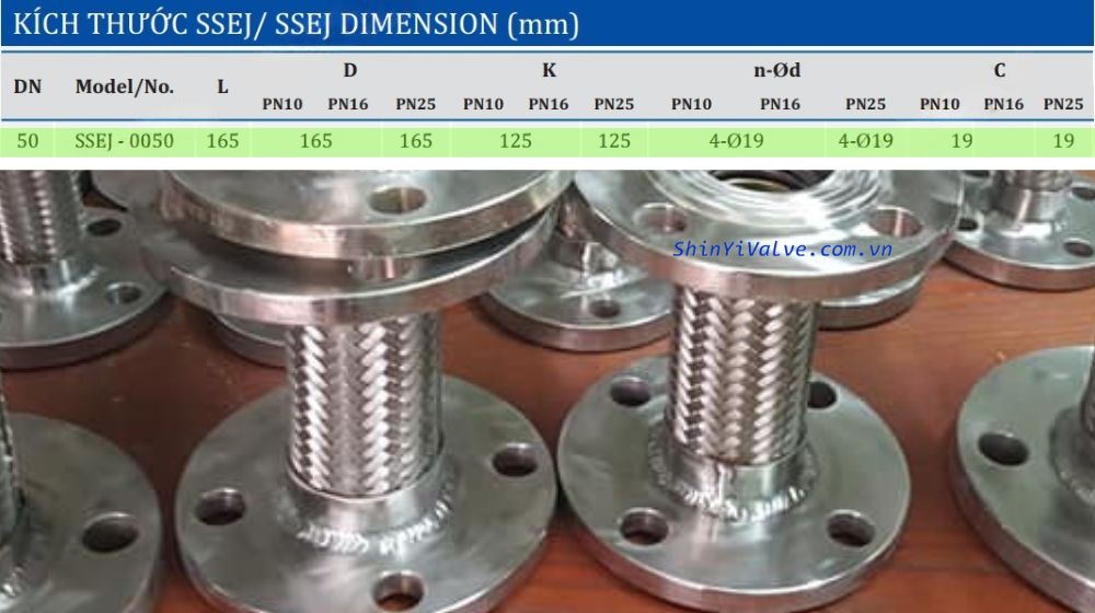 chi tiết kích thước shinyi ssej dn50