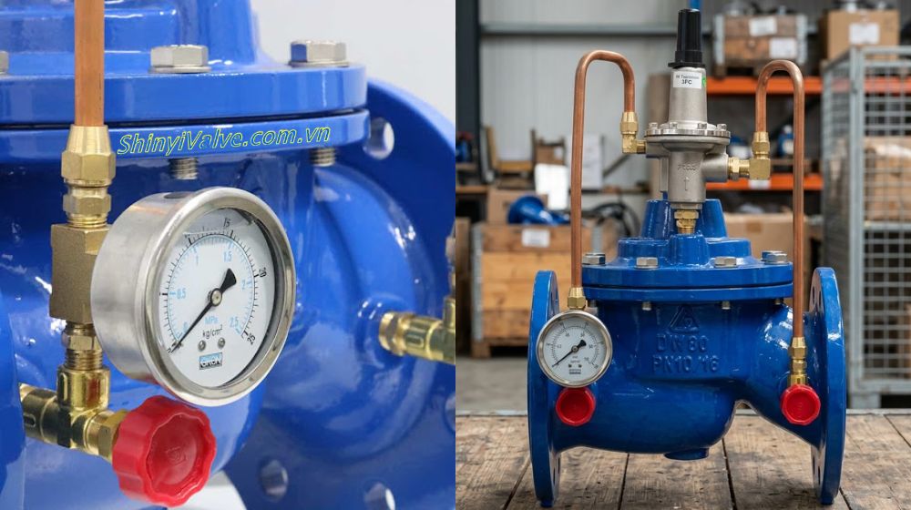 đồng hồ trên thân shinyi h500 dn80