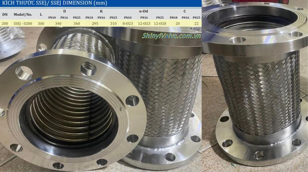 kích thước của shinyi ssej dn200