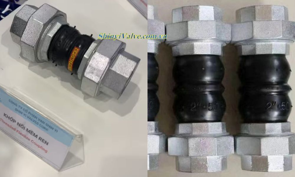 mua khớp nối mềm cao su nối ren shinyi