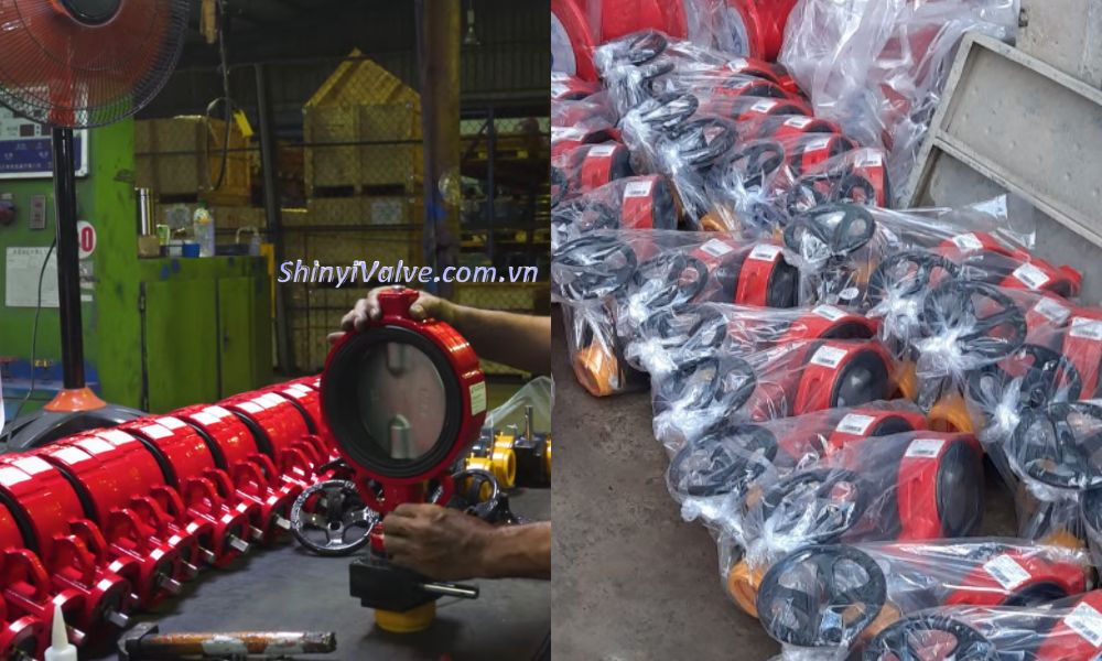 nhà máy sản xuất van shinyi wbss dn150