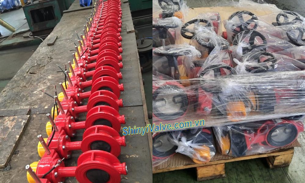 sản xuất van shinyi wbss dn100