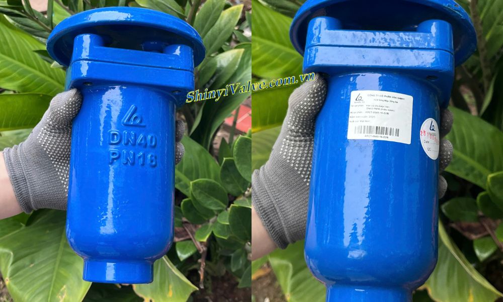 thông tin in thân van xả khí shinyi ARCT DN40