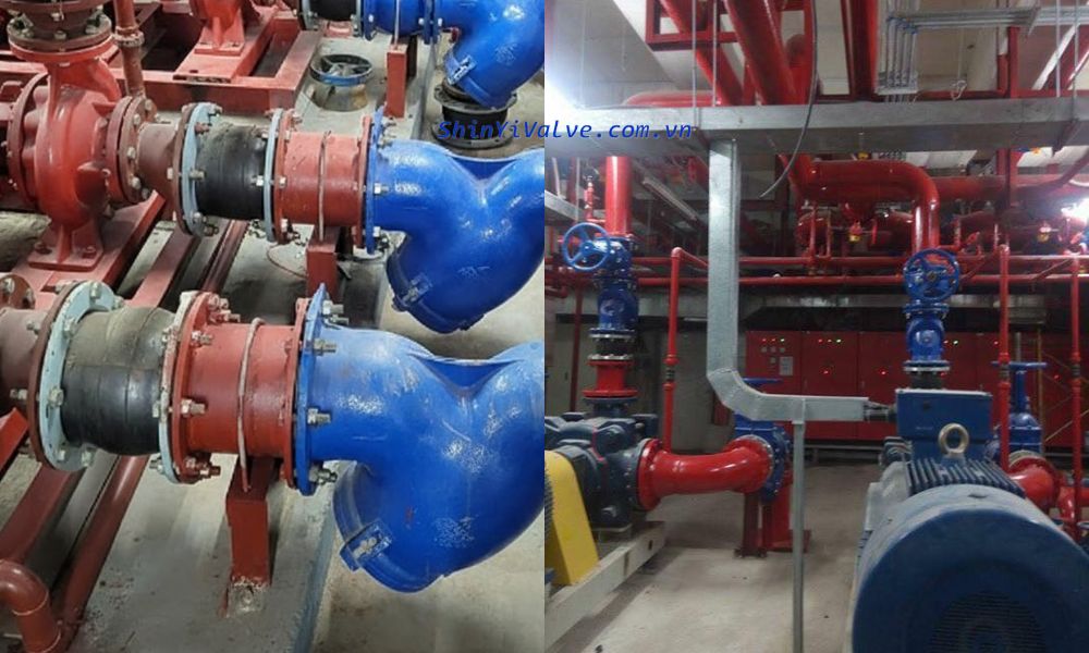 ứng dụng khớp nối shinyi SREJ DN200