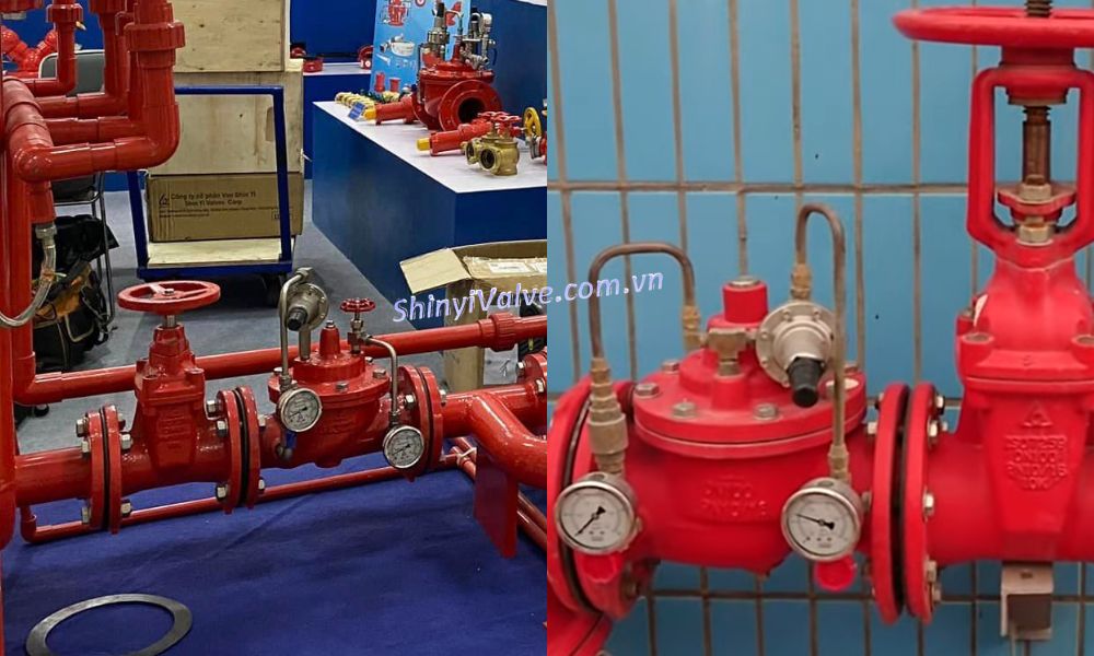 ứng dụng van shinyi H200 DN100