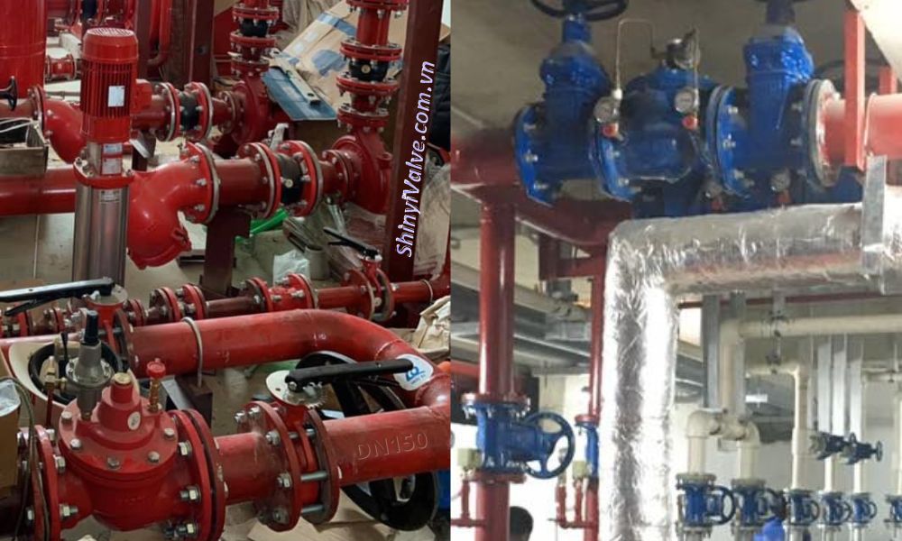 ứng dụng van shinyi H200 DN150