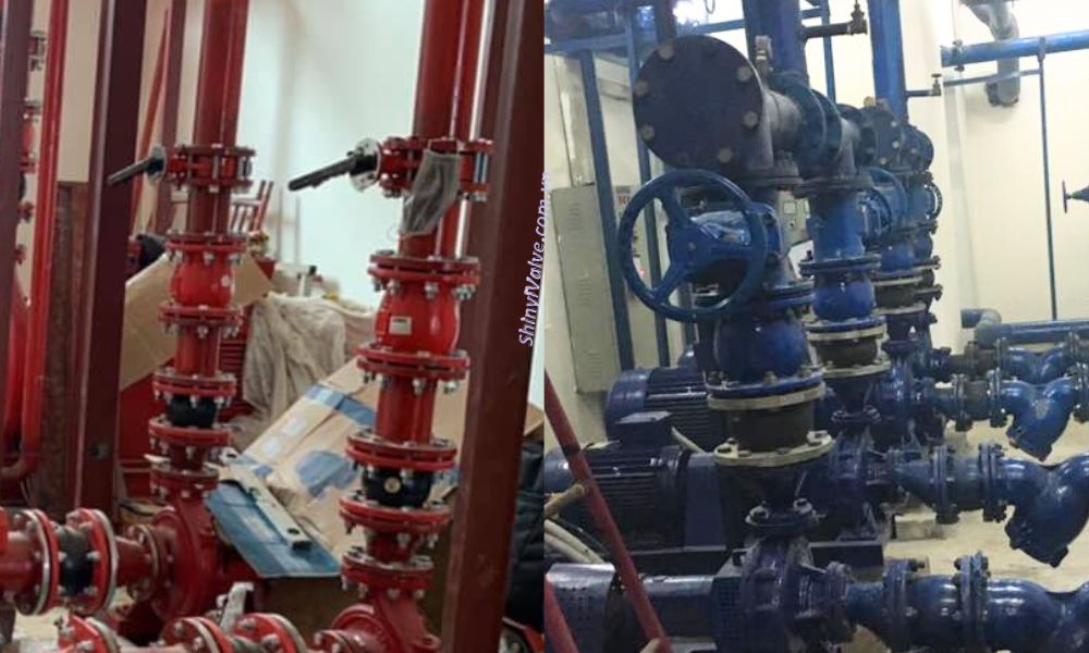 ứng dụng van Shinyi SCVX DN100