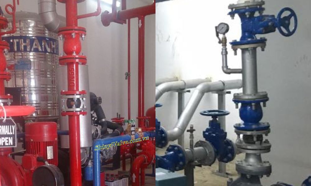 ứng dụng van Shinyi SCVX DN65