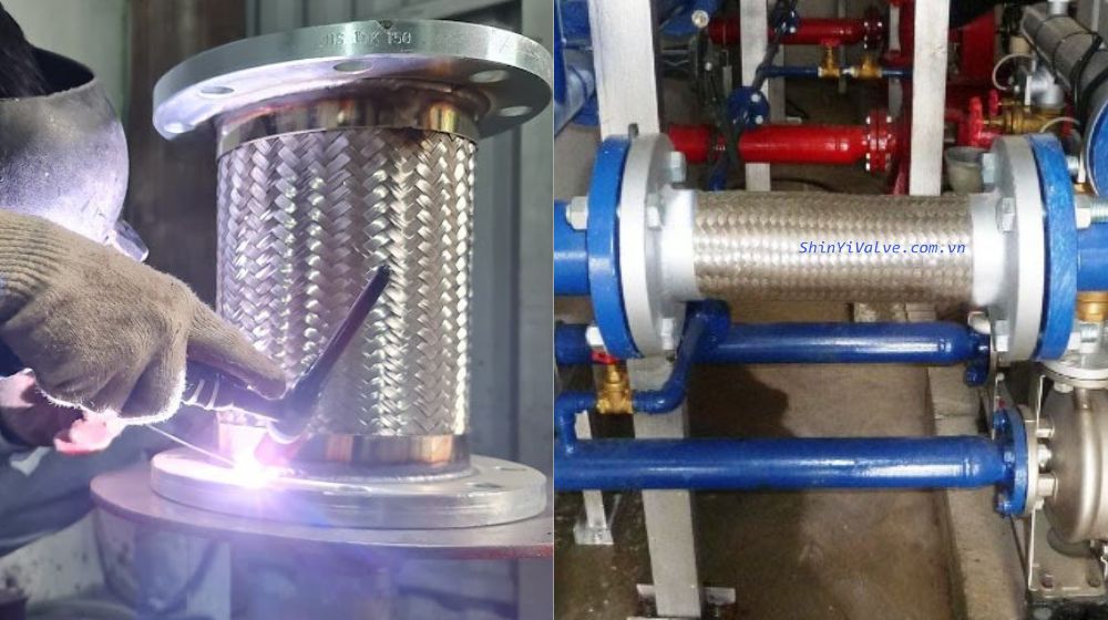 vai trò của khớp nối mềm inox Shinyi